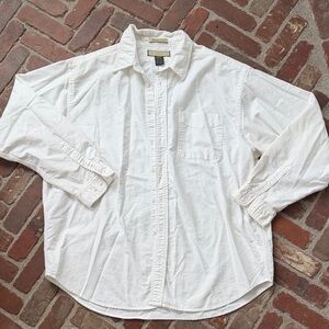 Vintage Naturalife White The Big Shirt Button Down